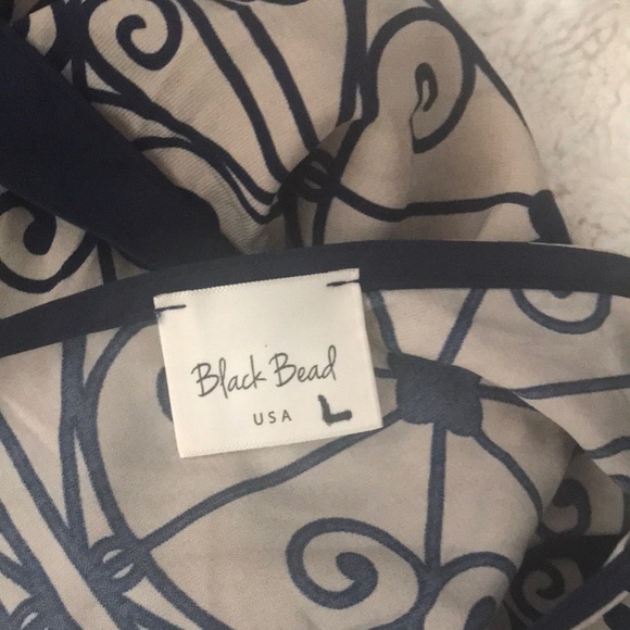 Elegant Navy blue and Tan Jumpsuit - Picture 7 of 7